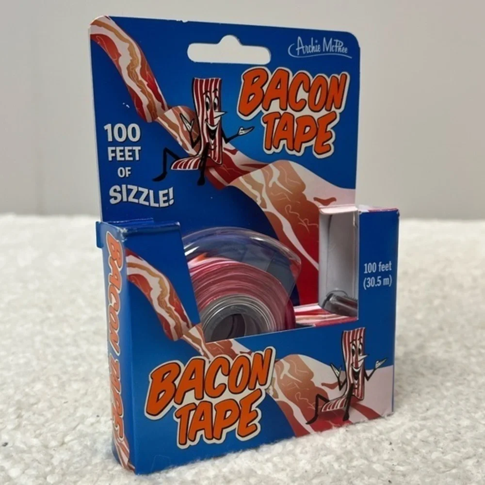 Archie McPhee Accoutrements 100 Feet of Bacon Tape